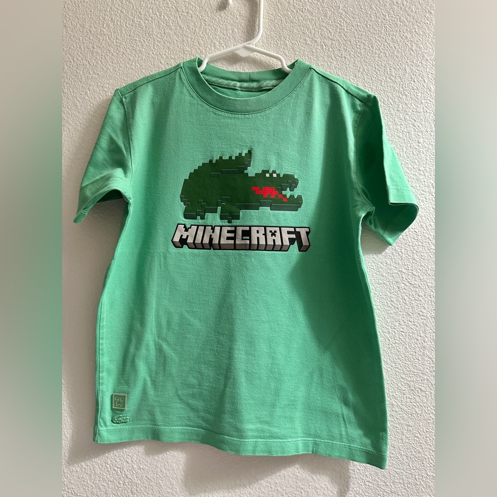 Lacoste Boys Shirt in Size 10 (Minecraft Edition)